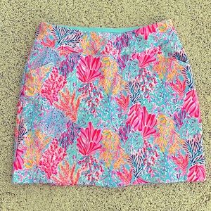 Lilly Pulitzer, skort in beautiful colors.  New w/o tag.  Never worn.